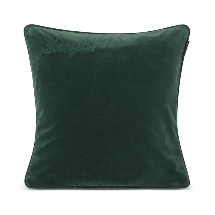 Organic Cotton Velvet poszewka na poduszkę 50x50 cm - Green - Lexington