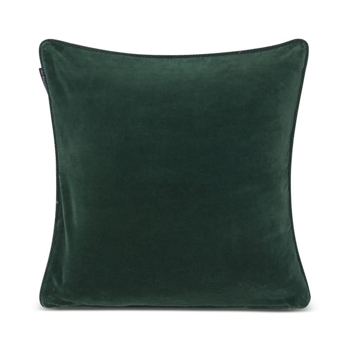 Organic Cotton Velvet poszewka na poduszkę 50x50 cm - Green - Lexington
