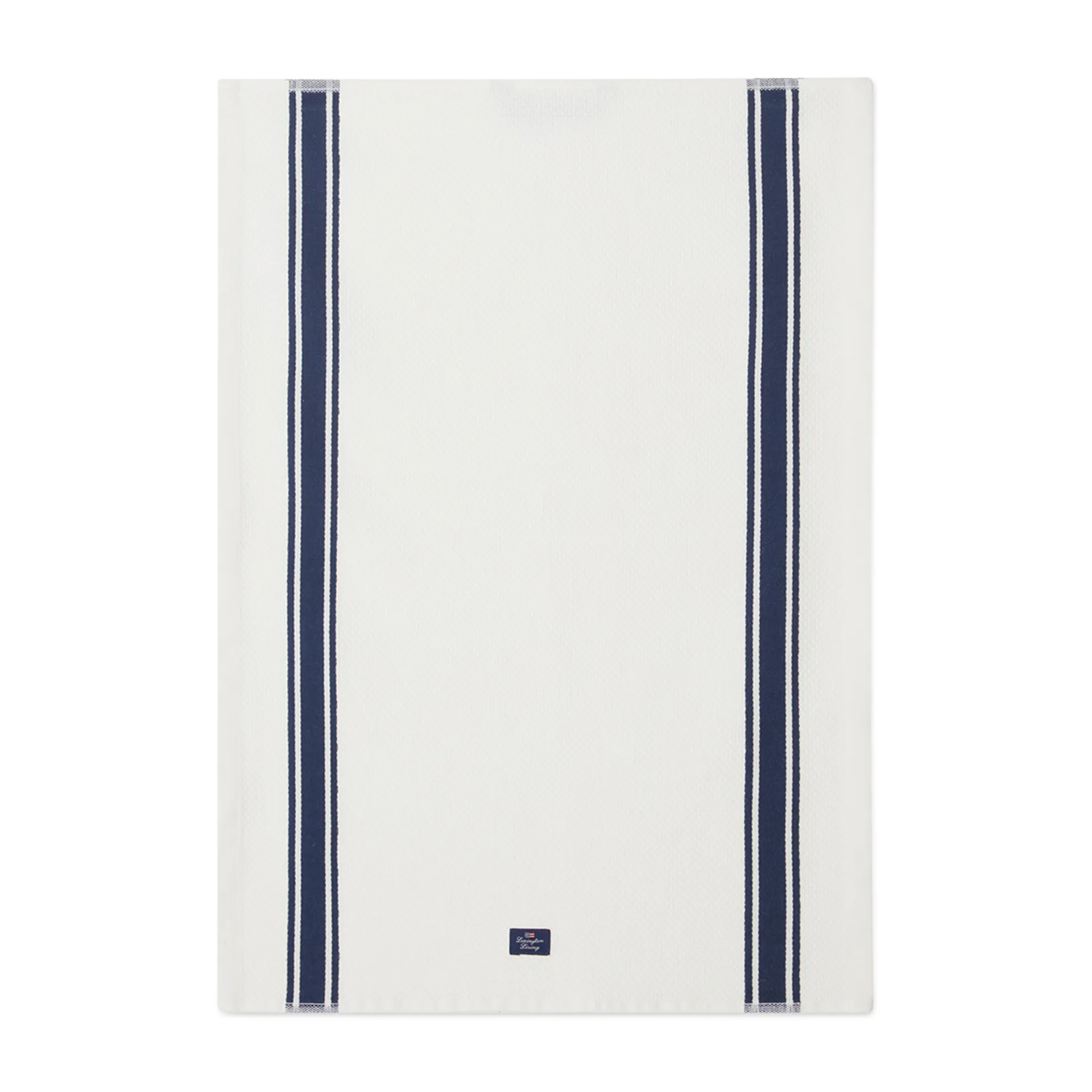 Organic Cotton Waffle Kitchen Towel 50x70 cm, Biały-granatowy Lexington
