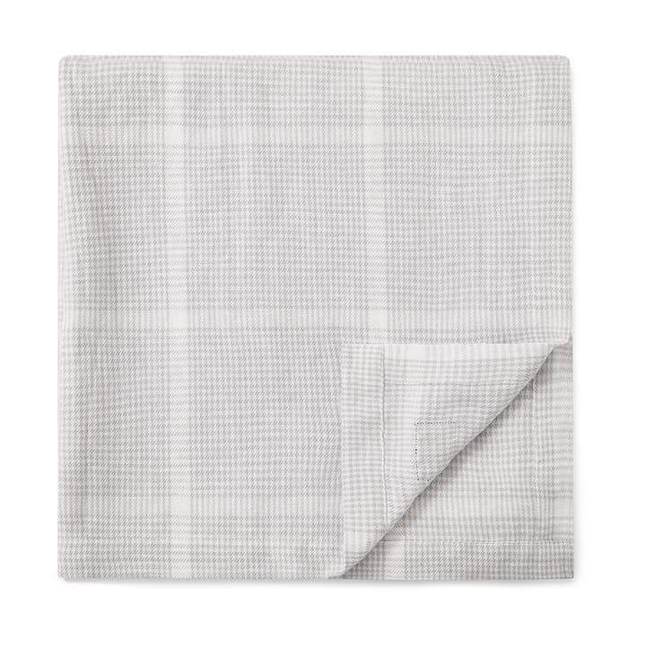 Pepita Check Cotton tkanina obrus 150x350 cm, White-light gray Lexington