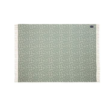 Pled wełniany Leaves Recycled Wool Jacquard 130x170 cm - Zielony - Lexington