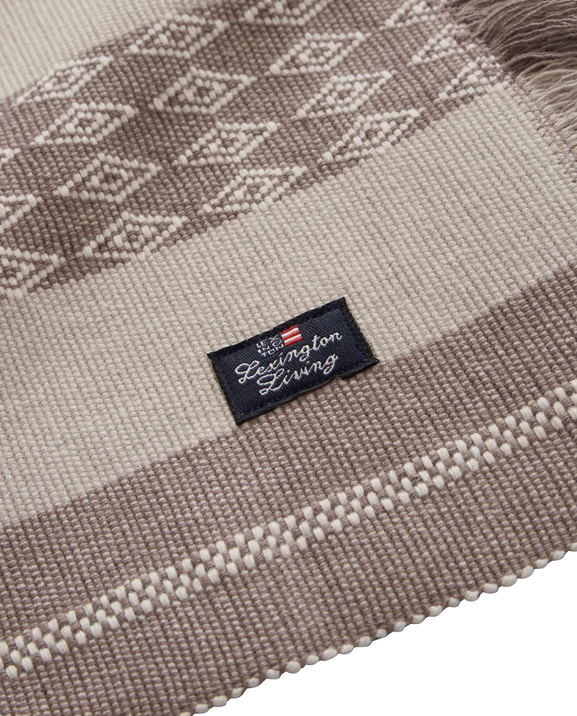 Podkładka stołowa Jacquard Striped 40x50 cm, Beige Lexington