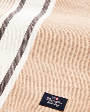Podkładka stołowa z bawełny organicznej Striped 40x50 cm - Beige - Lexington