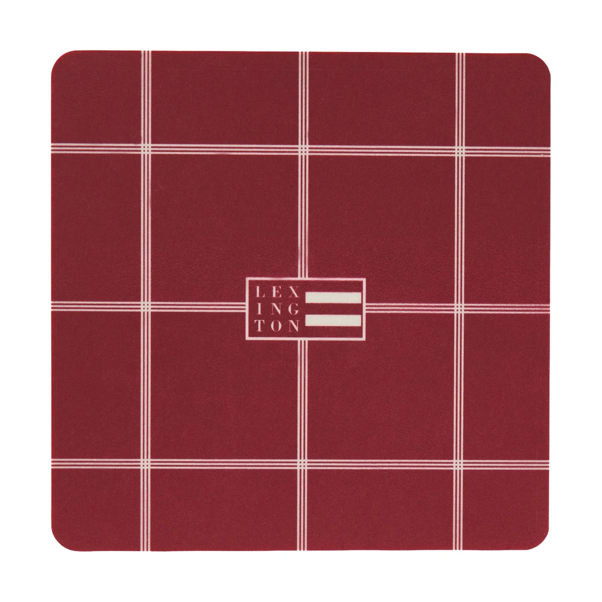 Podkładki pod szklanki laminowane Lexington, Red-light beige, 9x9 cm, 4 szt. Lexington