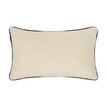 Poduszka dekoracyjna Mountains Logo z miksu wełny - White-navy, 50x30 cm - Lexington