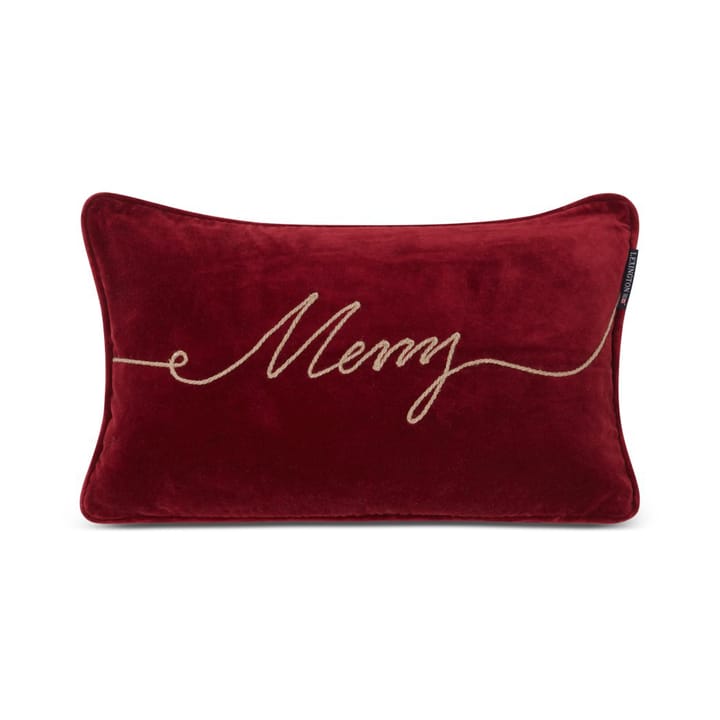 Poduszka Merry Cotton Velvet 30x50 cm - Red - Lexington