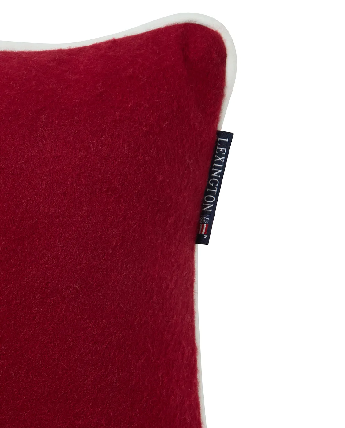 Poduszka Ornament z mieszanki wełny 30x40 cm, Red-white Lexington