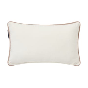 Poduszka Ski Resort z ekologicznej bawełny typu twill 30x50 cm - White-Dark blue - Lexington