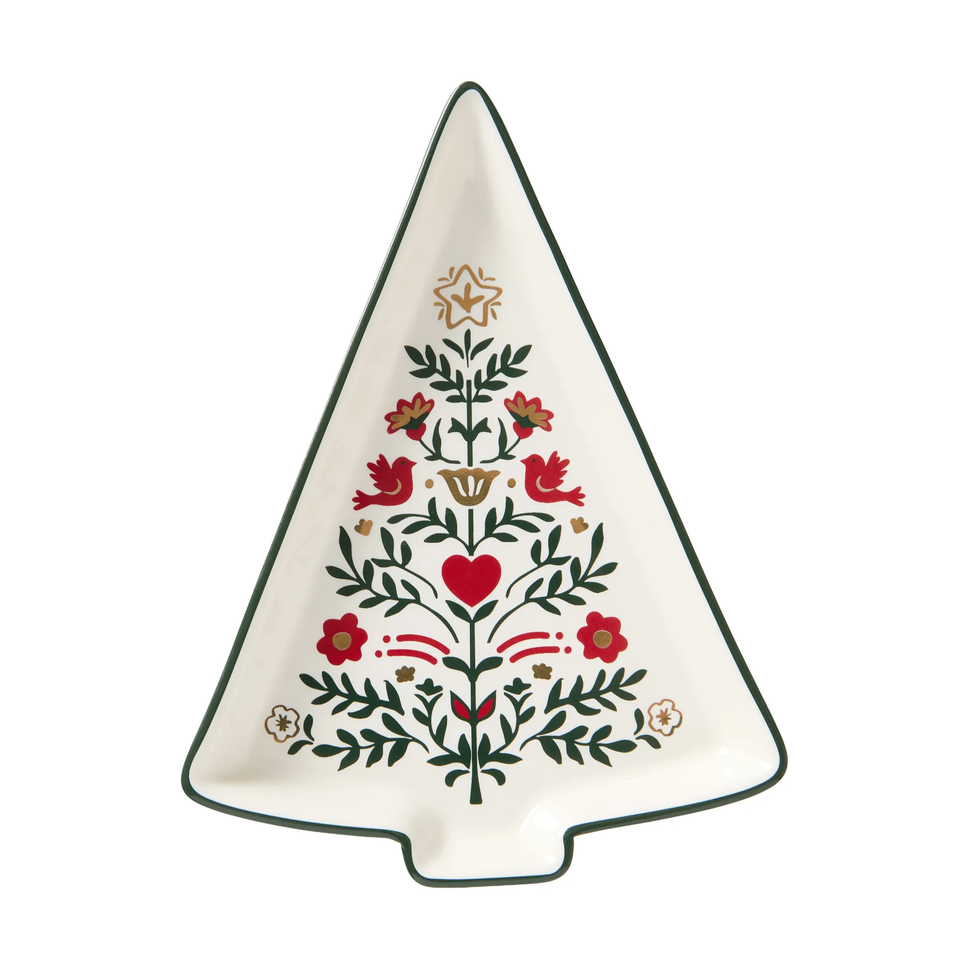 Półmisek do serwowania Christmas Tree, Multi, 15,2x11x1,6 cm Lexington