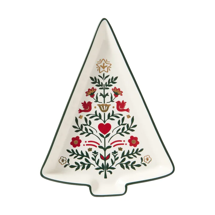 Półmisek do serwowania Christmas Tree - Multi, 15,2x11x1,6 cm - Lexington
