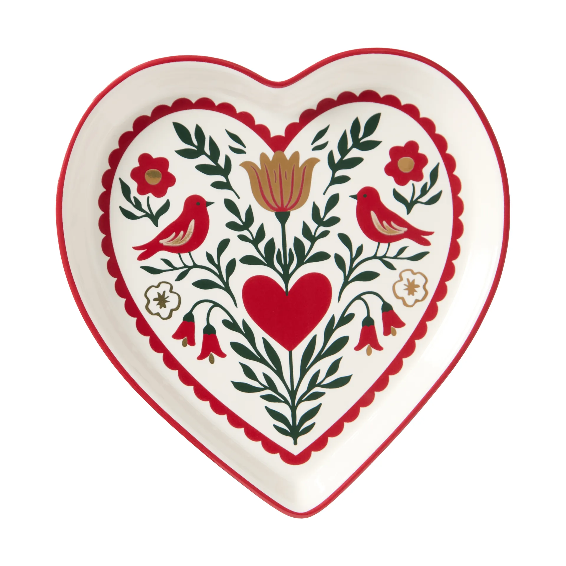 Półmisek do serwowania Heart, Multi, 13x13x1,6 cm Lexington