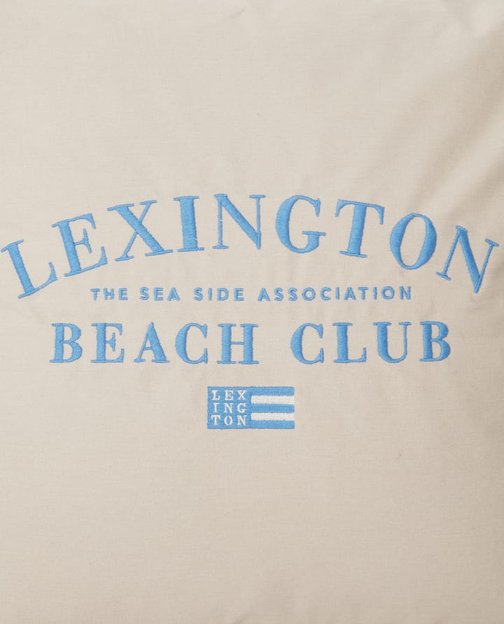 Poszewka na poduszkę Beach Club Embroidered 50x50 cm, Beżowy-niebieski Lexington