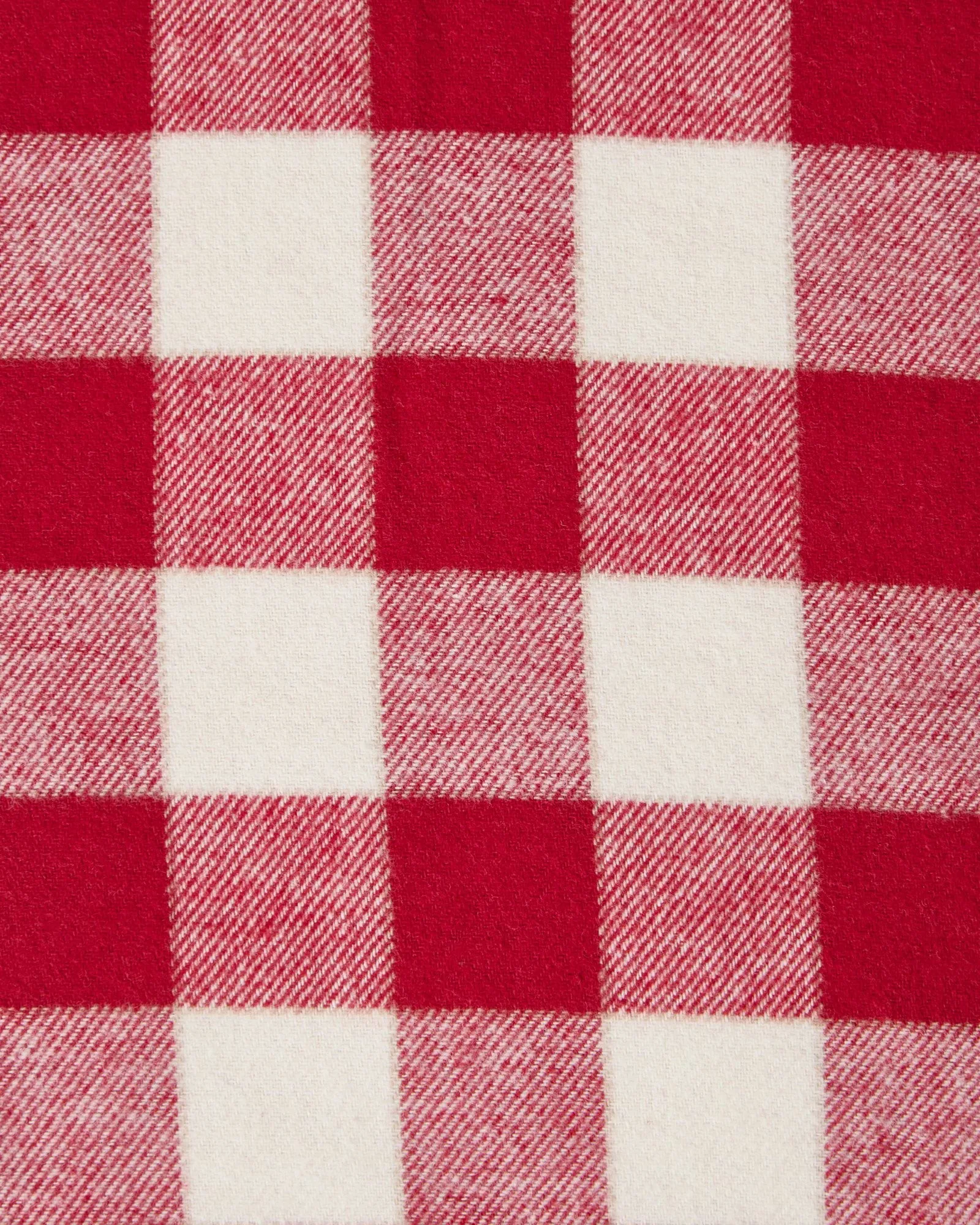 Poszewka na poduszkę Checked Cotton Flannel 50x60 cm, Red-light beige Lexington