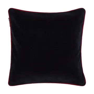 Poszewka na poduszkę Heart z aksamitu z bawełny organicznej - Black-multi, 50x50 cm - Lexington