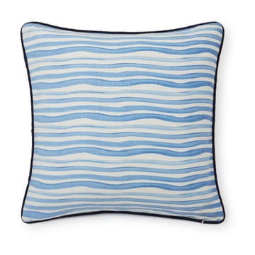 Poszewka na poduszkę Sea You Later Cotton Canvas 50x50 cm - Biało-niebieski - Lexington