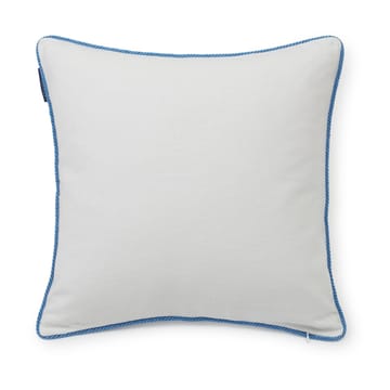 Poszewka na poduszkę Seashell Cotton Canvas 50x50 cm - Biało-niebieski - Lexington