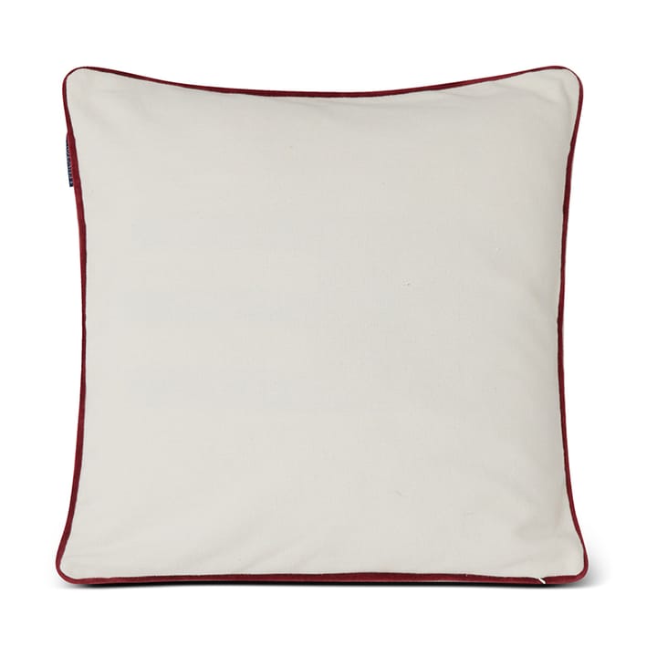 Poszewka na poduszkę Seasons Greetings Cotton 50x50 cm - Off white-red - Lexington