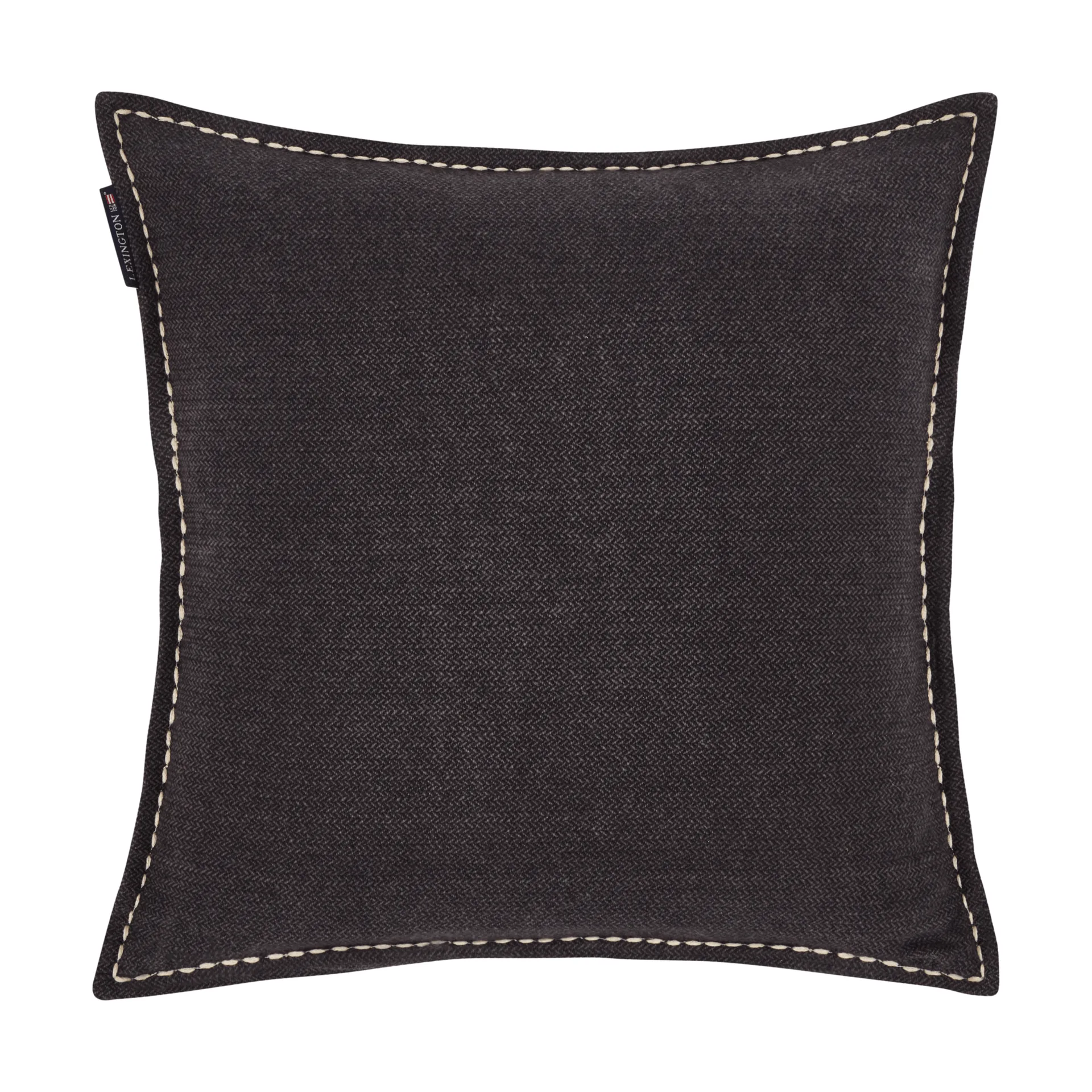 Poszewka na poduszkę Ski Club z bawełny organicznej, Navy-Light beige, 50x50 cm Lexington