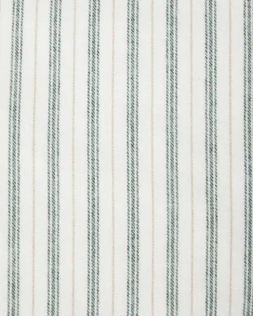 Poszewka na poduszkę Stripe cotton flannel - White-green-beige, 50x90 cm - Lexington