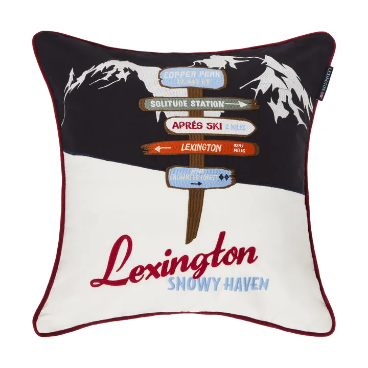 Poszewka na poduszkę The Sign - Navy-white-multi, 50x50 cm - Lexington