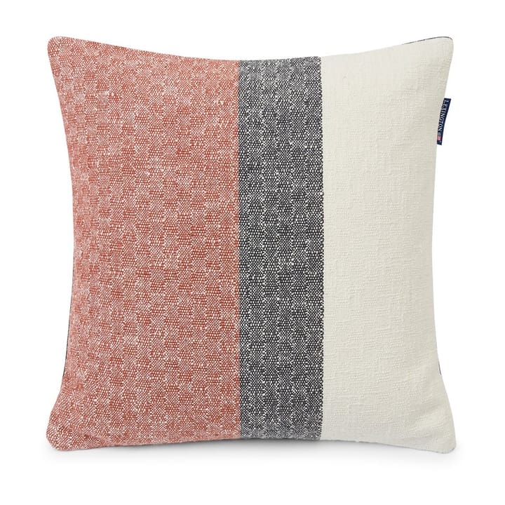 Poszewka na poduszkę Vertical Striped Cotton 50x50 cm - Copper-gray - Lexington