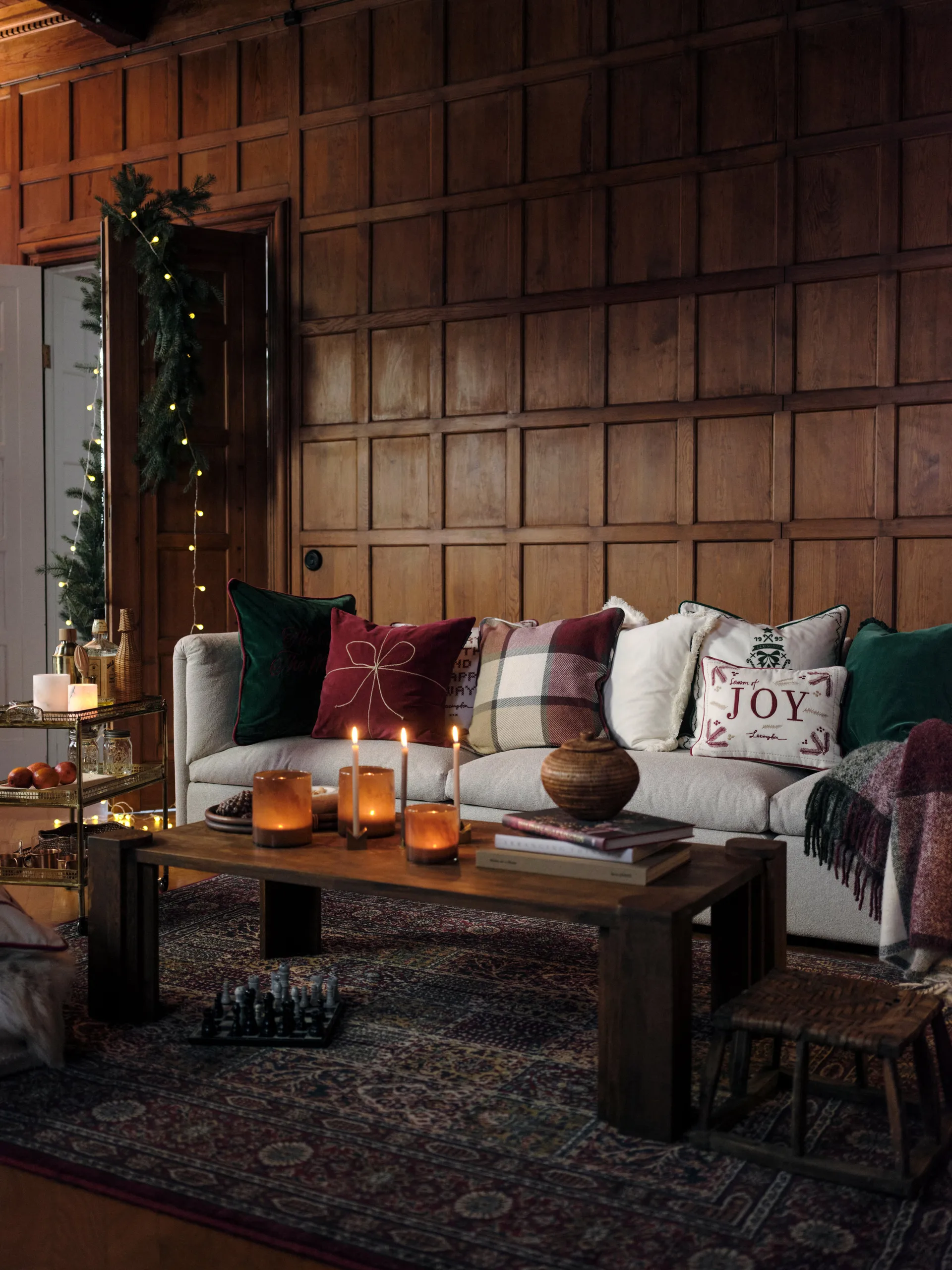 Poszewka na poduszkę Wrapped Velvet 50x50 cm, Czerwona Lexington