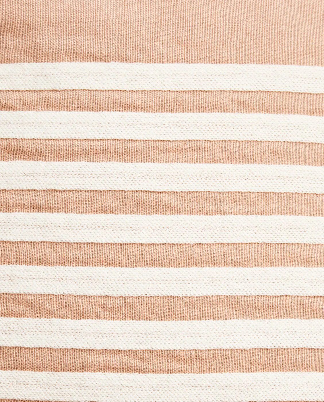 Poszewka na poduszkę z lnu i bawełny Emboidery Striped 50x50 cm, Beige - white Lexington