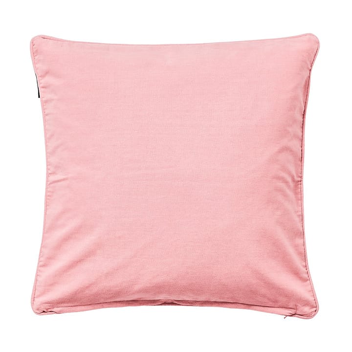 Poszewka na poduszkę z plótna bawełnianego Logo 50x50 cm, Pink Lexington