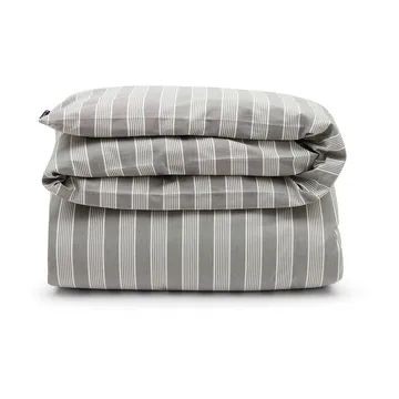 Poszewka Striped Lyocell Cotton 150x210 cm - Gray-white - Lexington