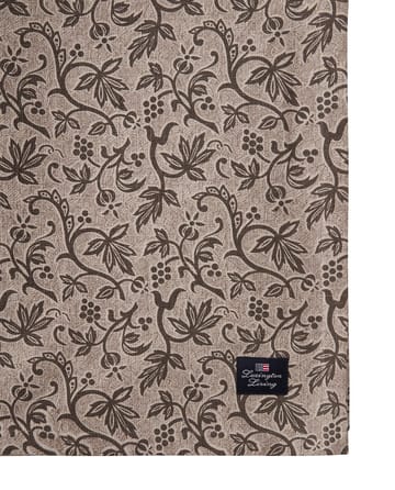 Printed Recycled Cotton obrus 180x180 cm - Light beige - Lexington
