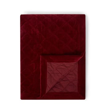 Quilted Organic Cotton Velvet narzutka 240x260 cm - Red - Lexington