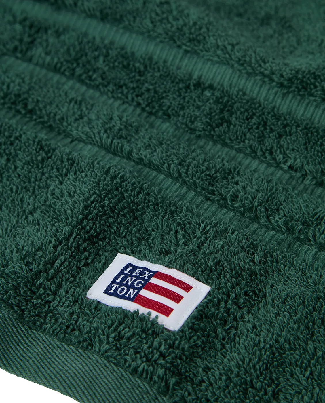 Ręcznik Happy Holidays Juniper z ekologicznej bawełny 50x70 cm, Green-Light Beige Lexington