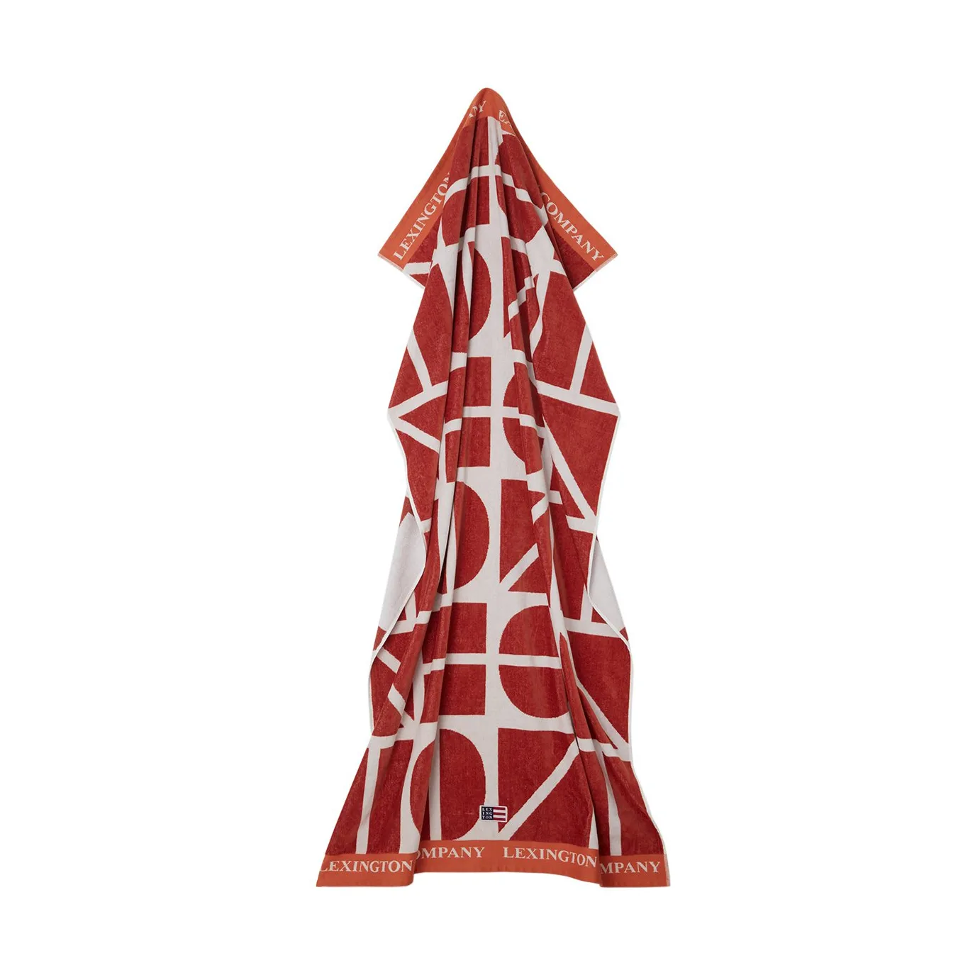 Ręcznik kąpielowy Graphic Cotton Velour 100x180 cm, Coconut Lexington