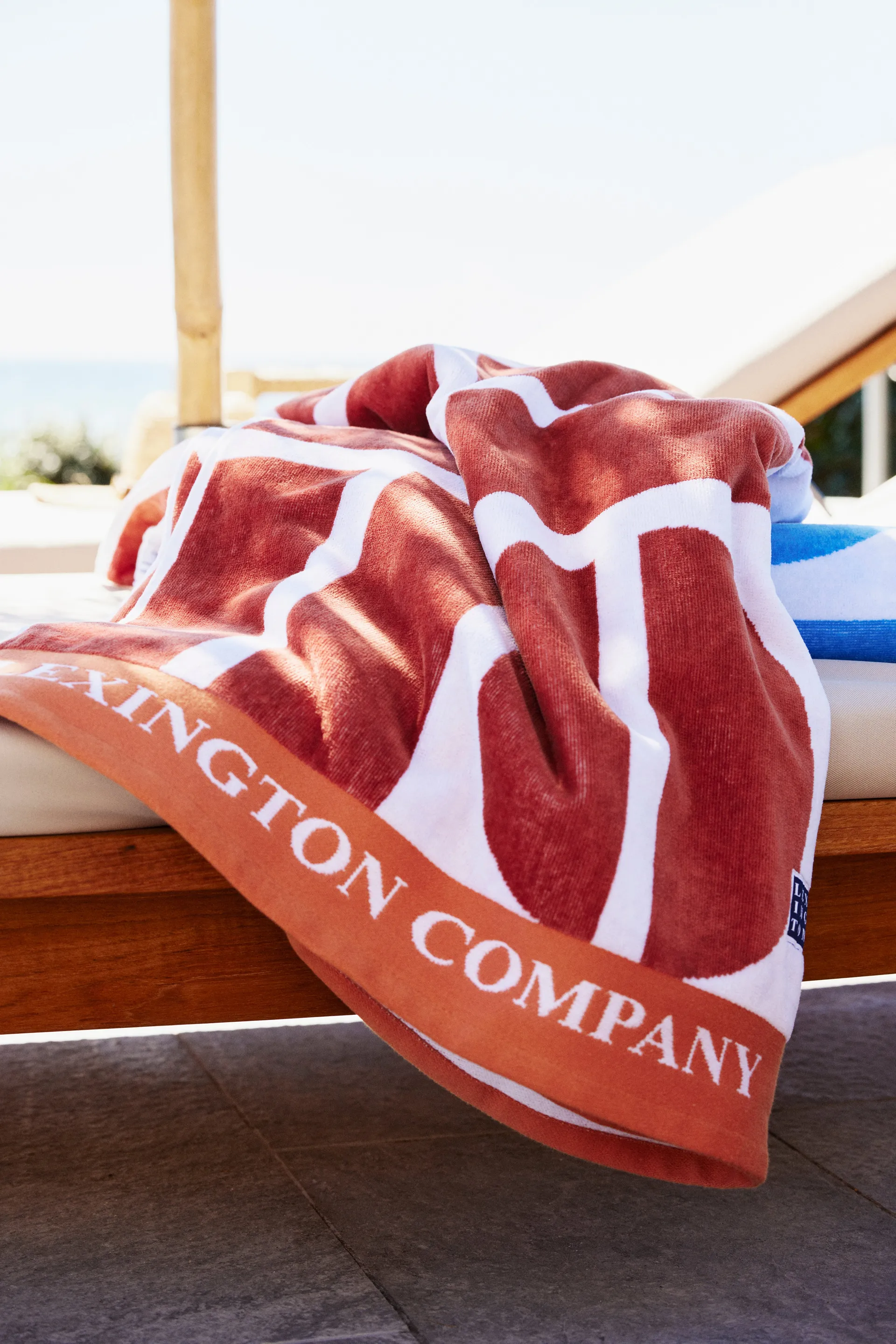 Ręcznik kąpielowy Graphic Cotton Velour 100x180 cm, Coconut Lexington