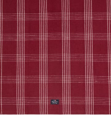 Ręcznik kuchenny Checked z lnu i bawełny 50x70 cm - Red-white - Lexington