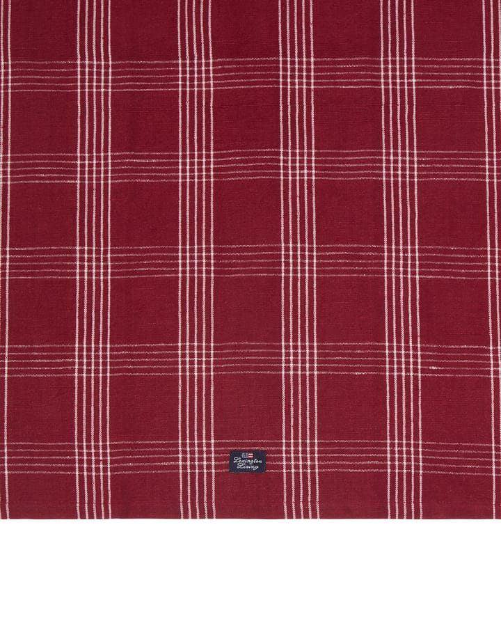 Ręcznik kuchenny Checked z lnu i bawełny 50x70 cm, Red-white Lexington