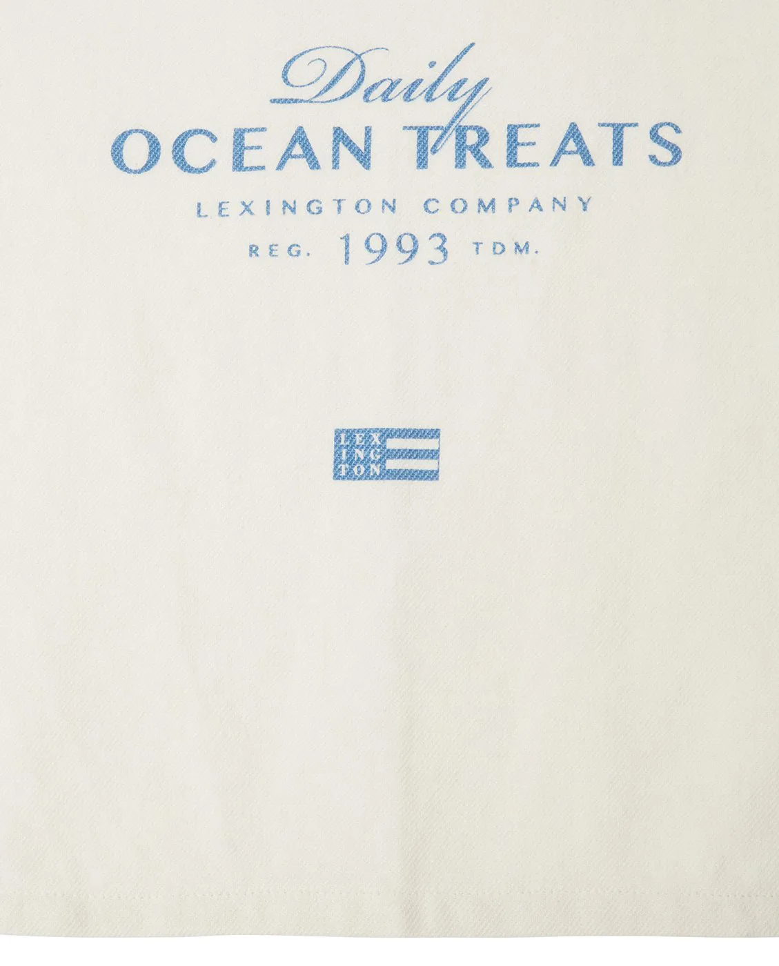 Ręcznik kuchenny Ocean Treats Printed Cotton 50x70 cm, White Lexington