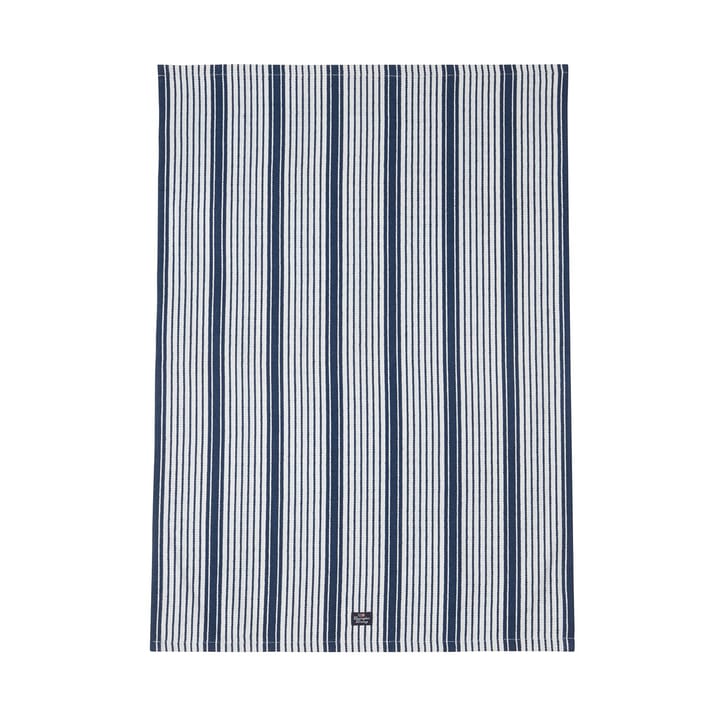 Ręcznik kuchenny Striped Org Cotton 50x70 cm - Navy - Lexington