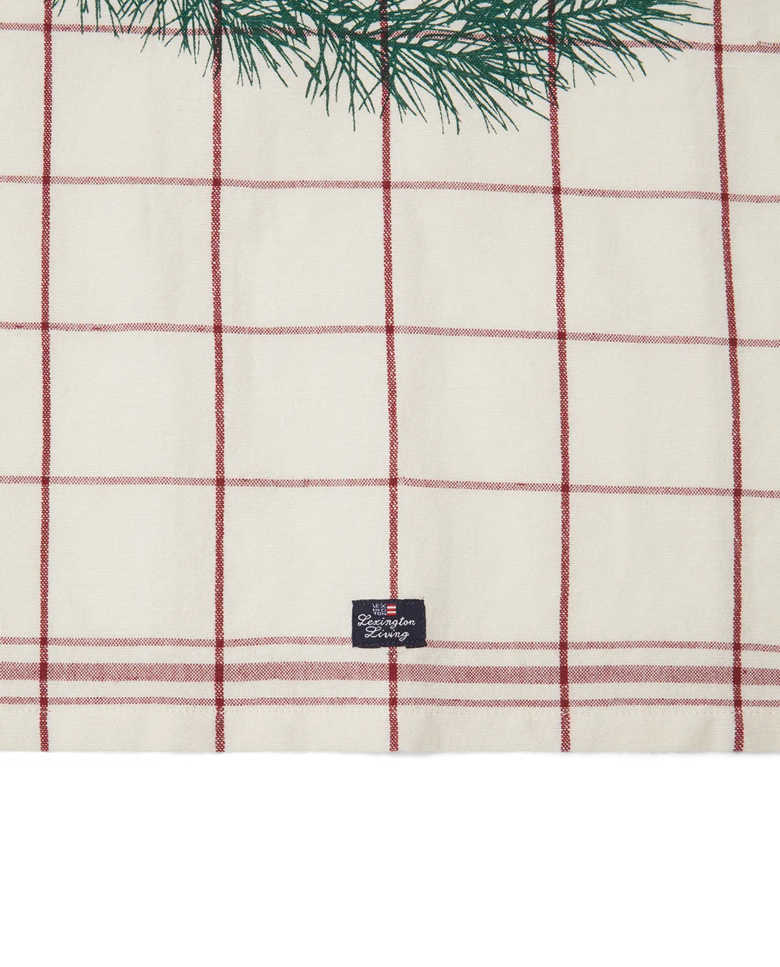 Ręcznik kuchenny The Merrier 50x70 cm, Biało-czerwono-zielony Lexington