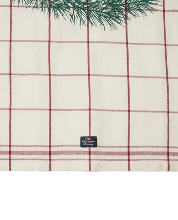 Ręcznik kuchenny The Merrier 50x70 cm - Biało-czerwono-zielony - Lexington