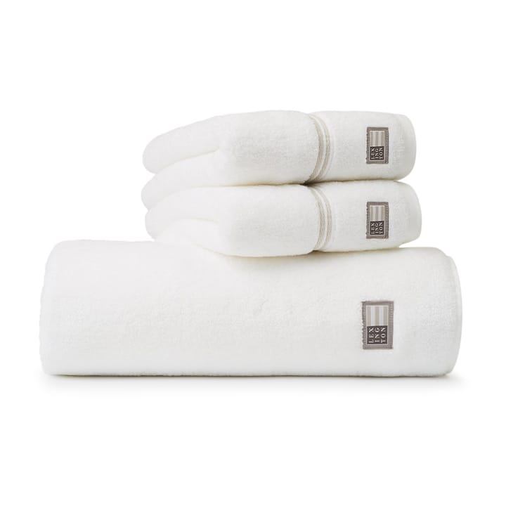 Ręcznik Lexington Hotel 50x70 cm - Biało-beżowy - Lexington