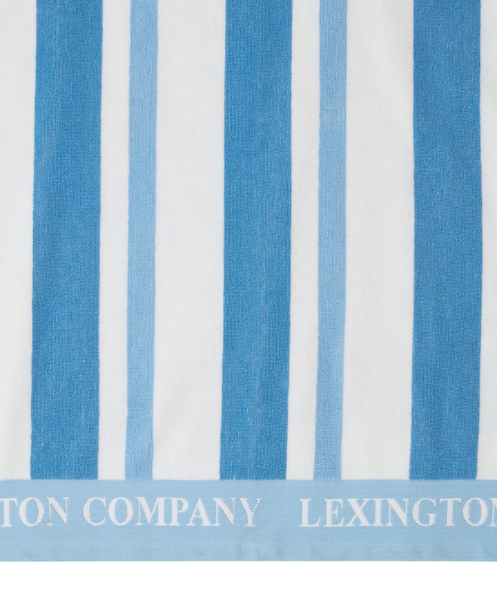Ręcznik plażowy Striped Cotton Terry 100x180 cm, Blue Lexington