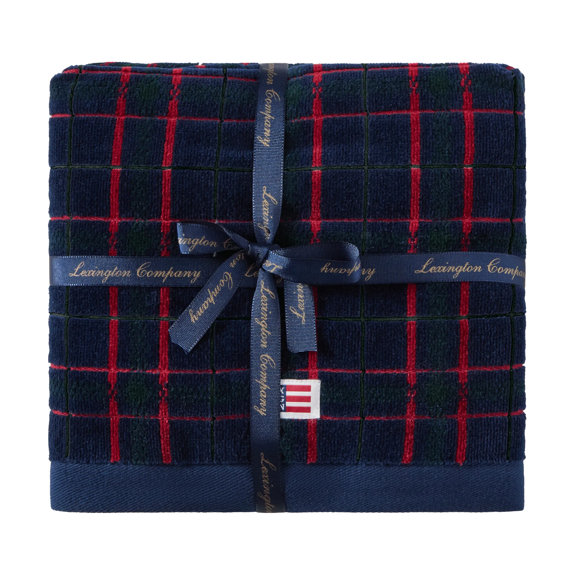 Ręczniki Lexington checked, 2 szt, Navy-green, 50x70 cm Lexington