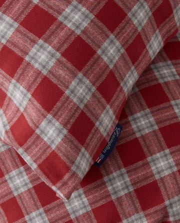 Red Checked Cotton Flannel zestaw łóżko - 50x60 cm, 150x210 cm - Lexington