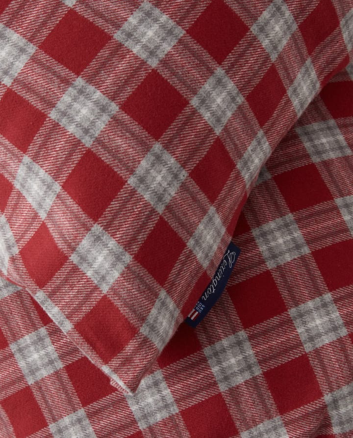 Red Checked Cotton Flannel zestaw łóżko, 50x60 cm, 150x210 cm Lexington