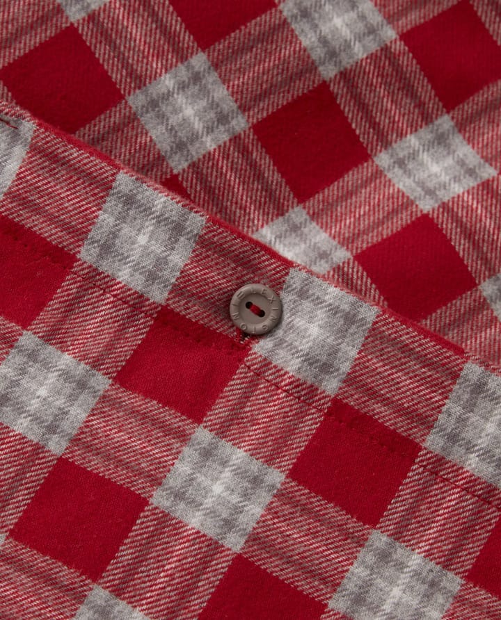 Red Checked Cotton Flannel zestaw łóżko, 50x60 cm, 150x210 cm Lexington