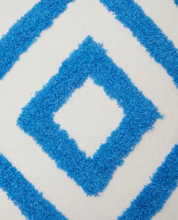 Rug Graphic Canvas poszewka na poduszkę 50x50 cm - Niebieski-biały - Lexington