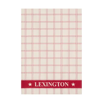 Ściereczka kuchenna żakardowa bawełnianaopakowanie 2 sztuk - Red-white, 50x70 cm - Lexington