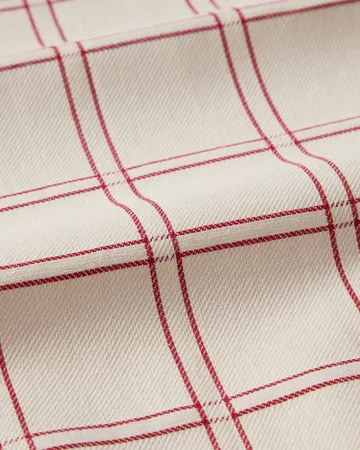 Ściereczka kuchenna żakardowa bawełnianaopakowanie 2 sztuk - Red-white, 50x70 cm - Lexington