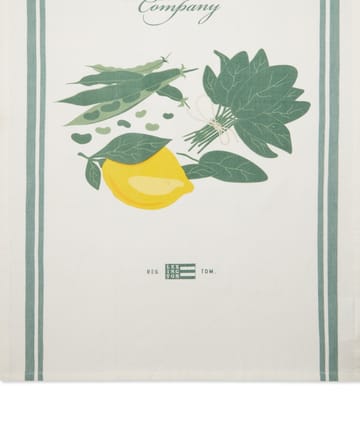 Ścierka kuchenna Salad 50x70 cm - Biały-zielony - Lexington